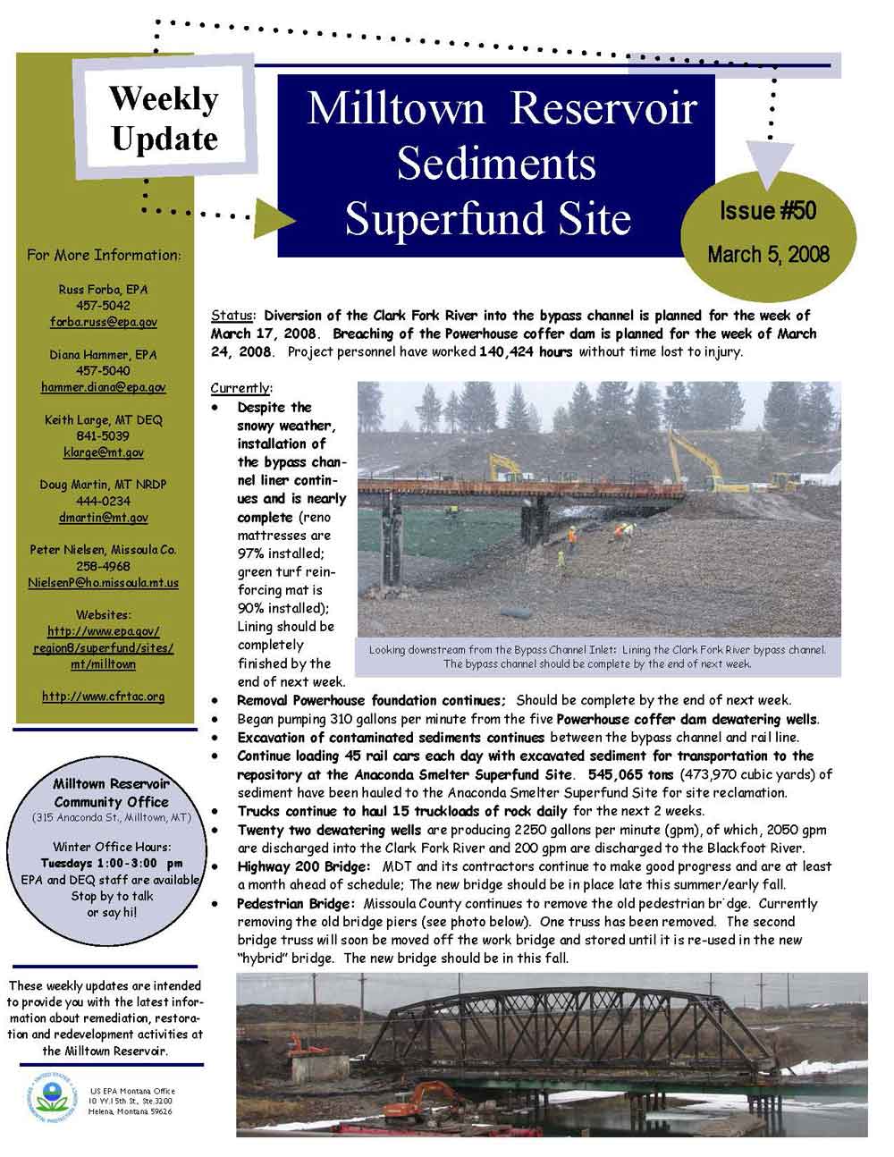 epa project updates